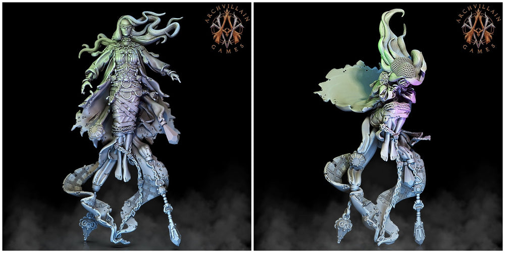 3D Printed Archvillain Games Baron's Mistresses The Sorrowsown 28 32mm D&D (Online Only)