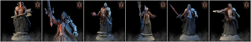 3D Printed Archvillain Games Baron's Soldiers The Sorrowsown 28 32mm D&D (Online Only)