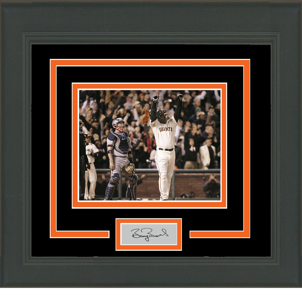 Framed Barry Bonds Facsimile Laser Engraved Signature Auto San Francisco Giants 11x14 Baseball Photo (ONLINE ORDER ONLY)