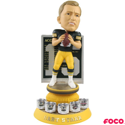 Bart Starr Green Bay Packers Bobbleheads (ONLINE ORDER ONLY)
