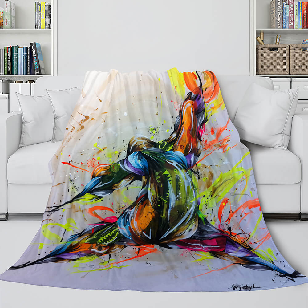 Basketball Team Cosplay Blanket Flannel Fleece Throw (Online Order Only)