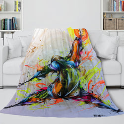 Basketball Team Cosplay Blanket Flannel Fleece Throw (Online Order Only)