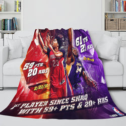 Basketball Team Cosplay Blanket Flannel Fleece Throw (Online Order Only)