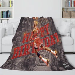 Basketball Team Cosplay Blanket Flannel Fleece Throw (Online Order Only)