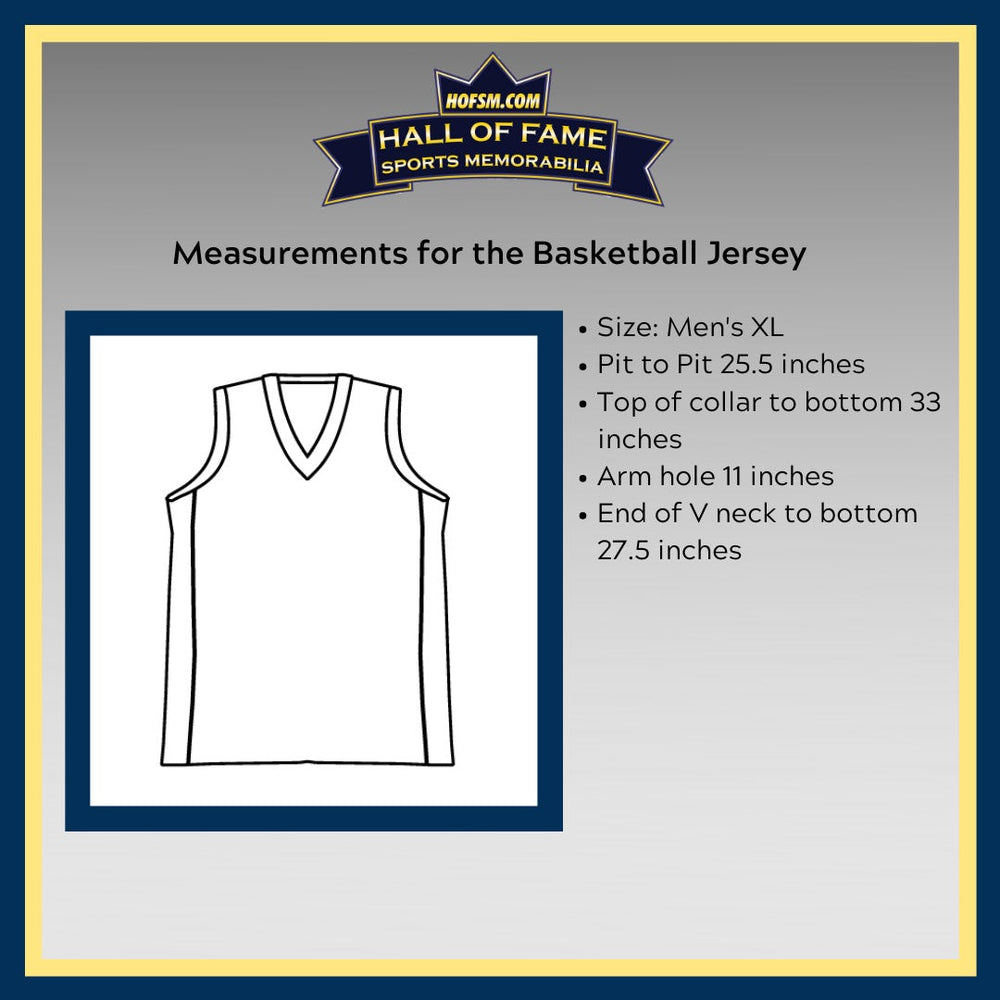 Facsimile Autographed Richard Hamilton Detroit Blue Reprint Laser Auto Basketball Jersey Size Men's XL (ONLINE ORDER ONLY)