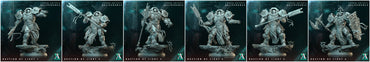 3D Printed Archvillain Games Bastion of Light Sacral Knights Deliverance 28 32mm D&D (Online Only)