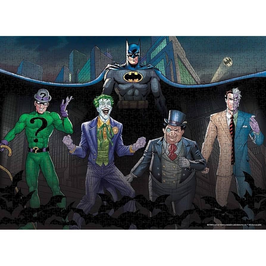 Batman & Villains 500 Piece Jigsaw Puzzle Paper House