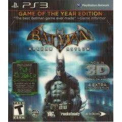 Batman: Arkham Asylum [Game Of The Year] - PlayStation 3 (Online Order Only)
