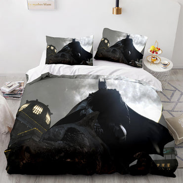 Batman Cosplay Full Bedding Set Quilt Cover Without Filler (Online Order Only)