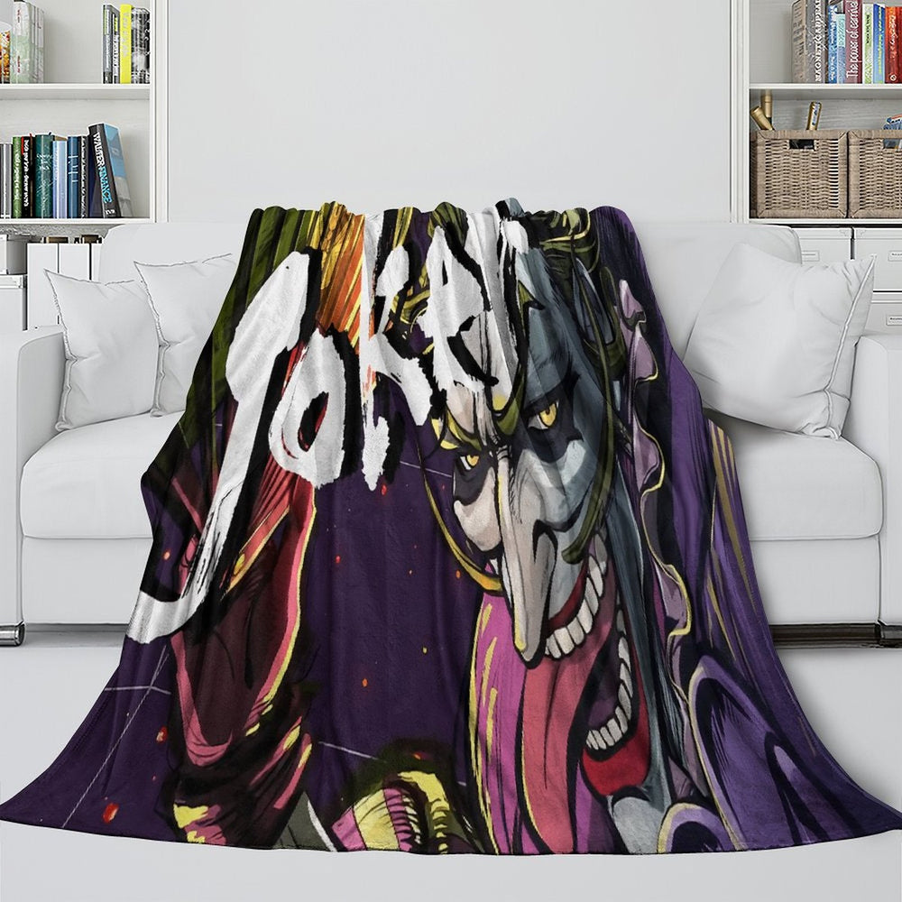 Batman Ninja Pattern Blanket Flannel Throw Room Decoration (Online Order Only)