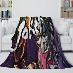Batman Ninja Pattern Blanket Flannel Throw Room Decoration (Online Order Only)