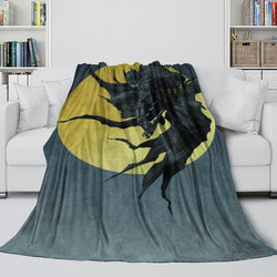 Batman Ninja Pattern Blanket Flannel Throw Room Decoration (Online Order Only)