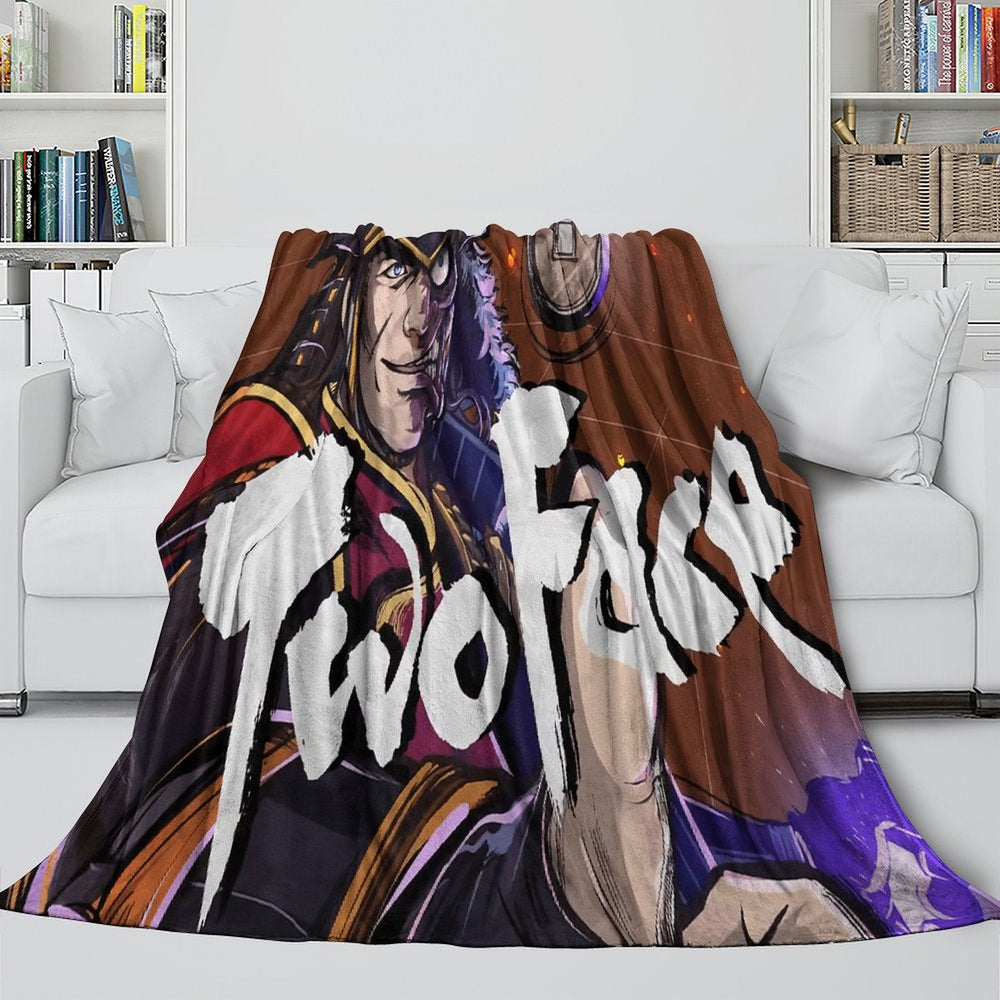 Batman Ninja Pattern Blanket Flannel Throw Room Decoration (Online Order Only)