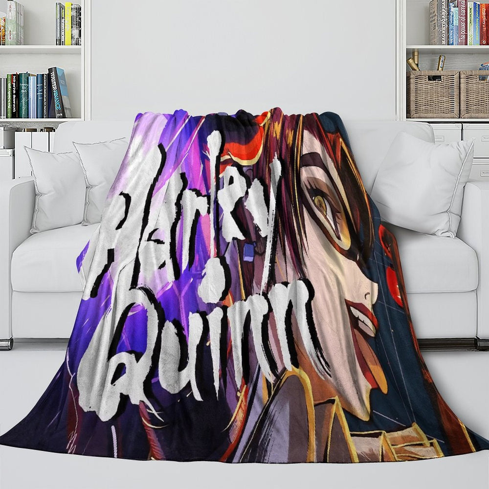 Batman Ninja Pattern Blanket Flannel Throw Room Decoration (Online Order Only)