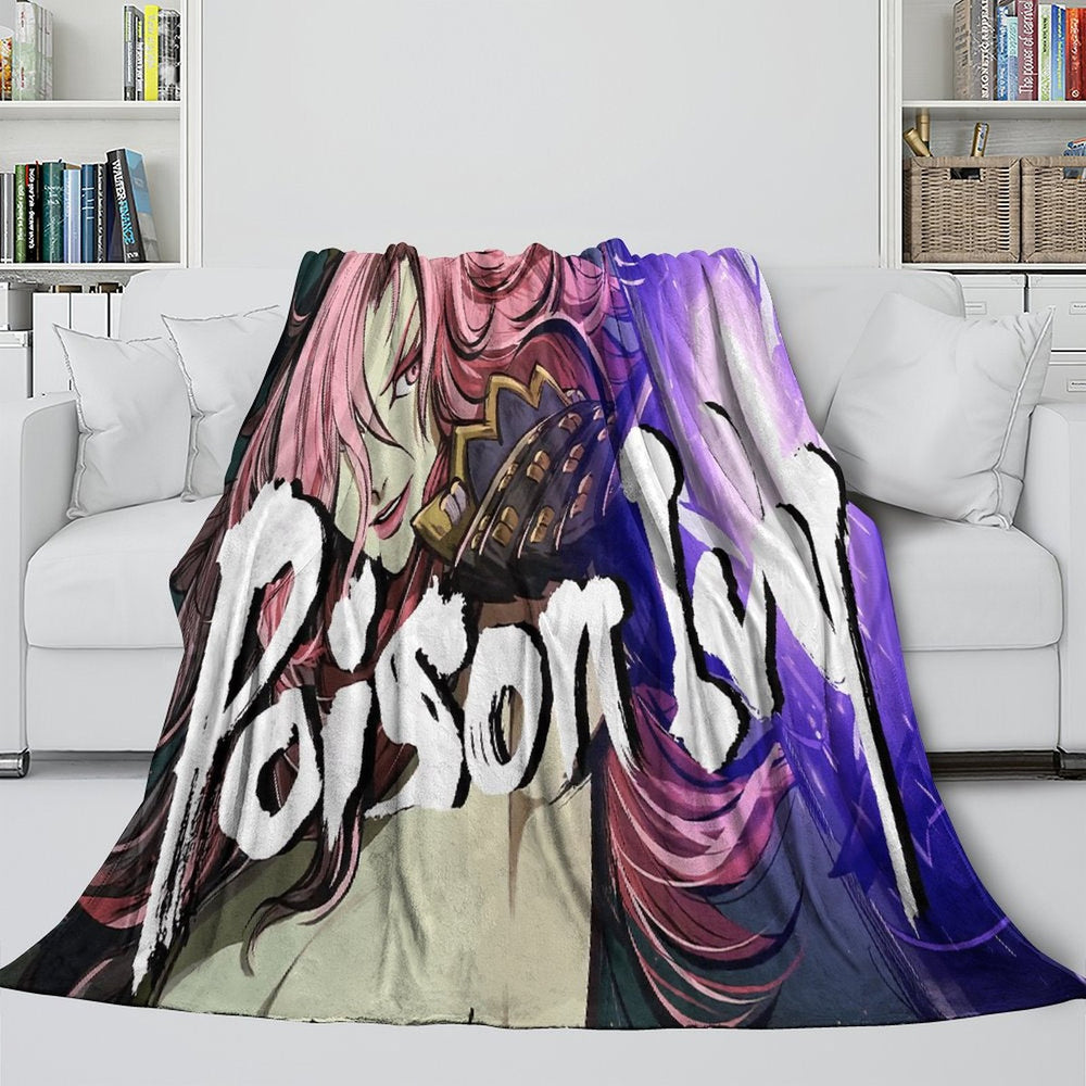 Batman Ninja Pattern Blanket Flannel Throw Room Decoration (Online Order Only)