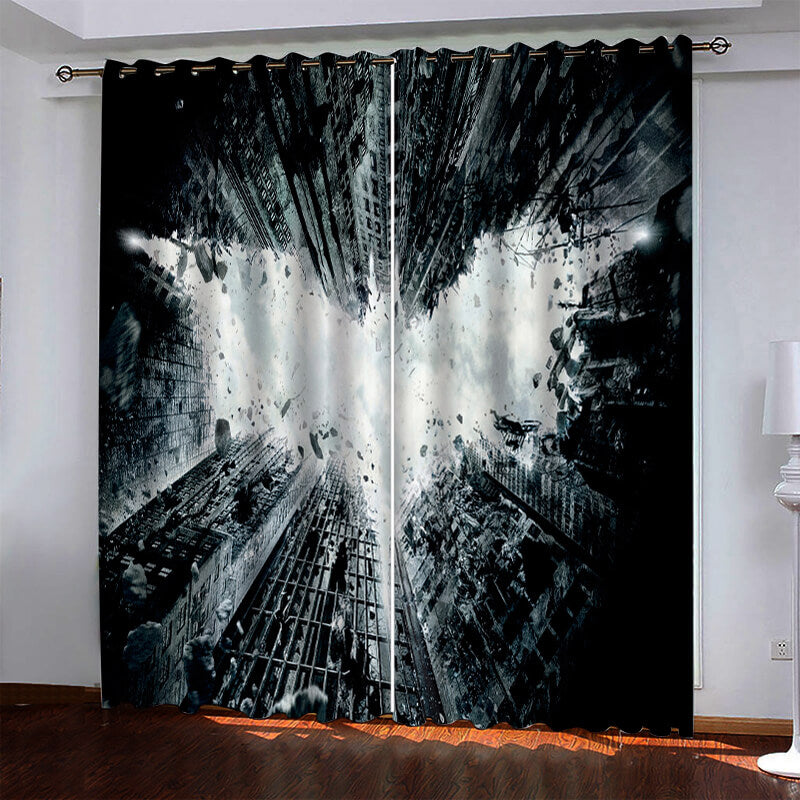 Superhero Batman Curtains Blackout Window Drapes (Online Order Only)