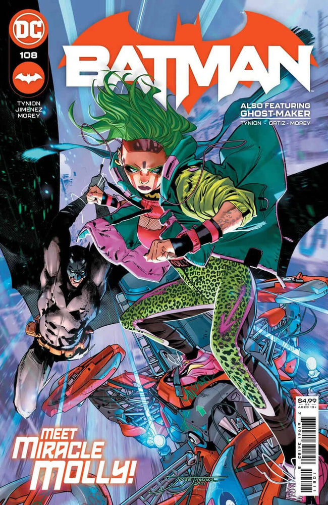 Batman #108 A Jorge Jimenez James Tynion IV Molly Miracle (05/04/2021) Dc (ONLINE ORDER ONLY)