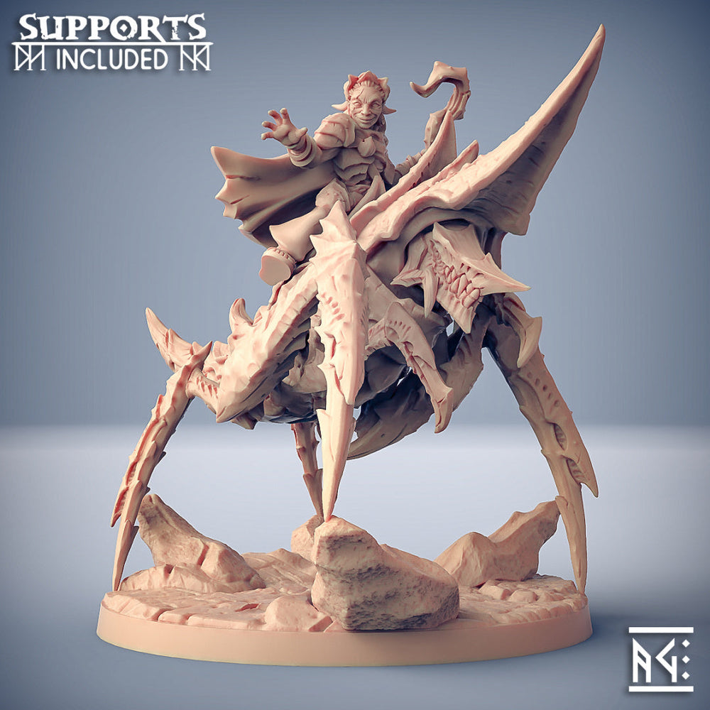 3D Printed Artisan Guild Battle Prawn Zeek Mounted Heroes Scourgeland Survivors 28mm 32mm (Online Only)