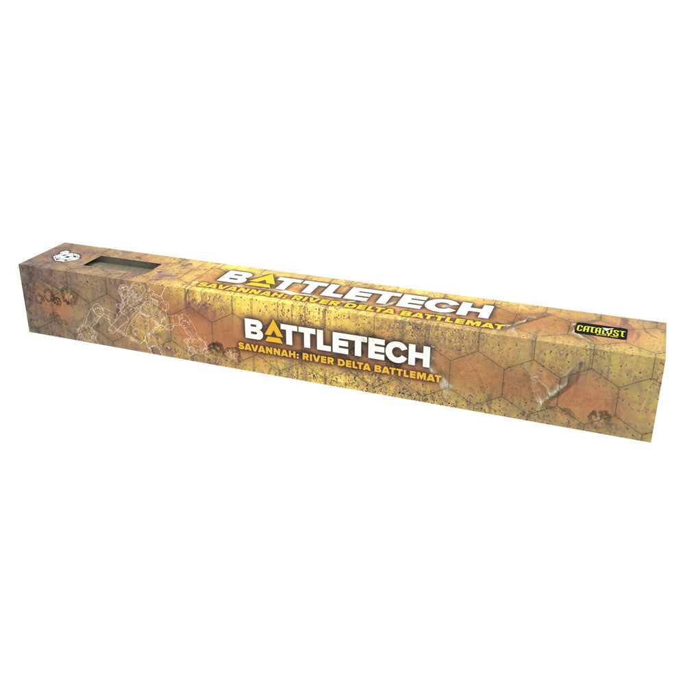 BattleTech: Battle Mat - Savannah River Delta/City Ruins (ONLINE ORDER ONLY)