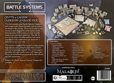 Battle Systems: Crypts and Caverns Dungeon Upgrade Pack (ONLINE ORDER ONLY)