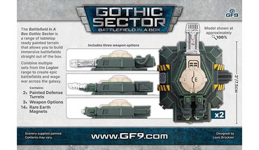 Battlefield in a Box: Gothic Sector - Legion Defense Turrets (ONLINE ORDER ONLY)