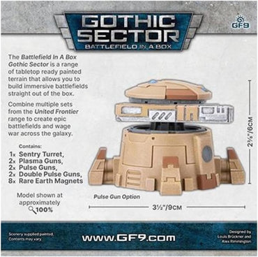 Battlefield in a Box: Gothic Sector - United Frontier Sentry Turret (ONLINE ORDER ONLY)
