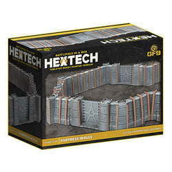 Battlefield in a Box: HexTech - Trinity City - Fortress Walls (Grey) (ONLINE ORDER ONLY)