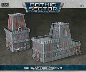 Battlefield in a Box: Mundus Imperialis - Scholam & Genatorium (ONLINE ORDER ONLY)