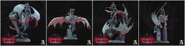 3D Printed Archvillain Games Bloodright Red Reign - Dire Bat Riders 28mm 32mm D&D (Online Only)