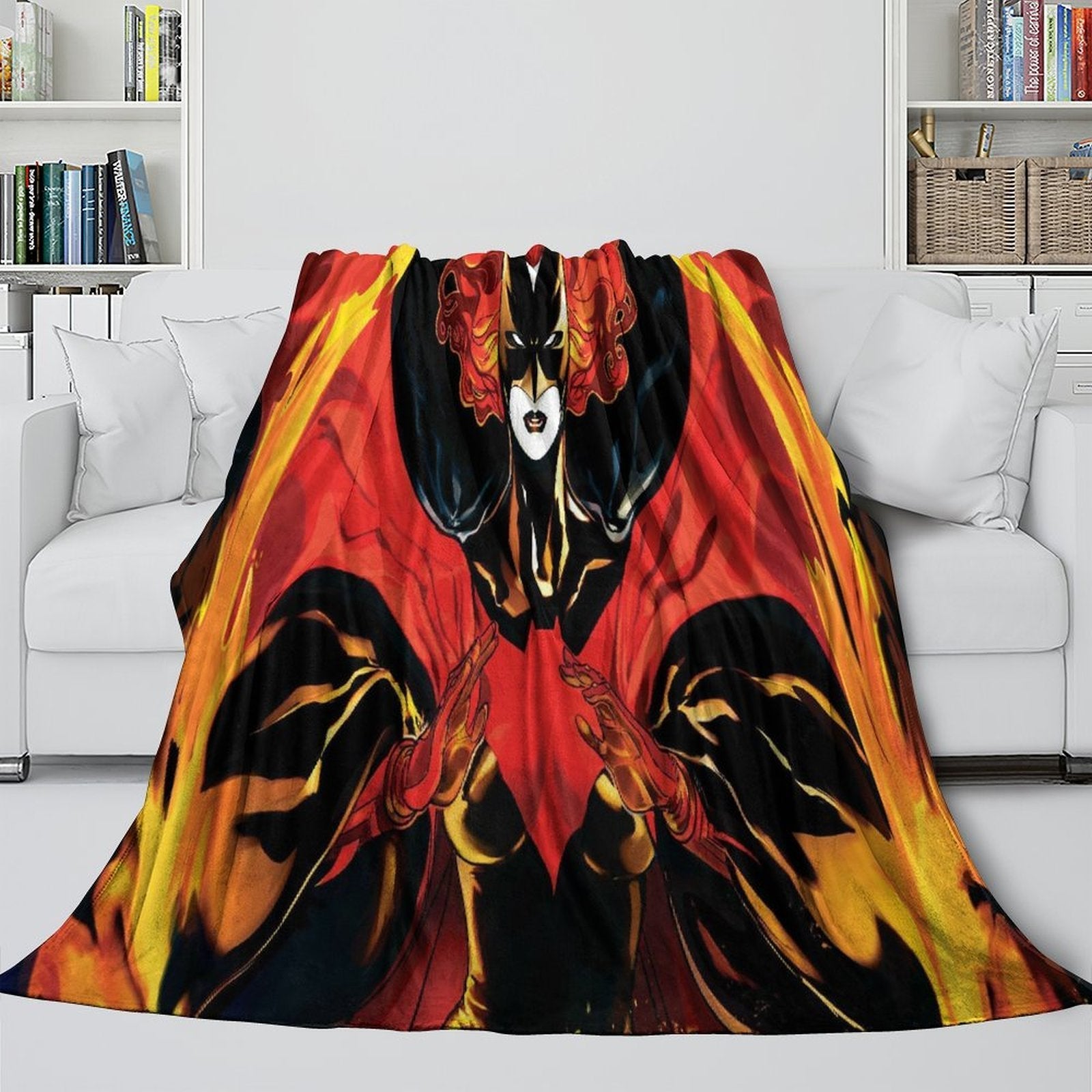 Batwoman Blanket Flannel Throw Kids Room Decoration (ONLINE ORDER ONLY)