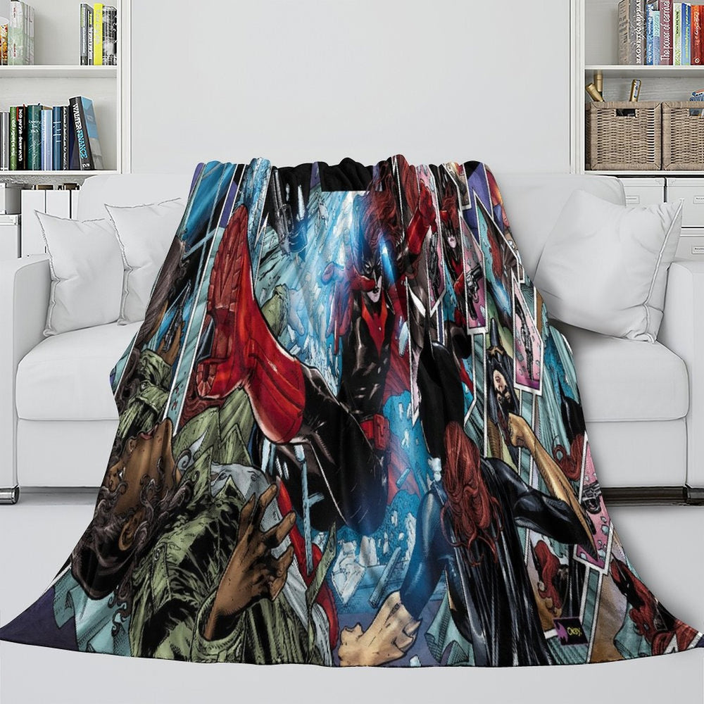 Batwoman Blanket Flannel Throw Kids Room Decoration (ONLINE ORDER ONLY)