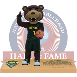 Baylor Bears 2021 Men's Basketball Game Used Championship Court Bobblehead (ONLINE ORDER ONLY)