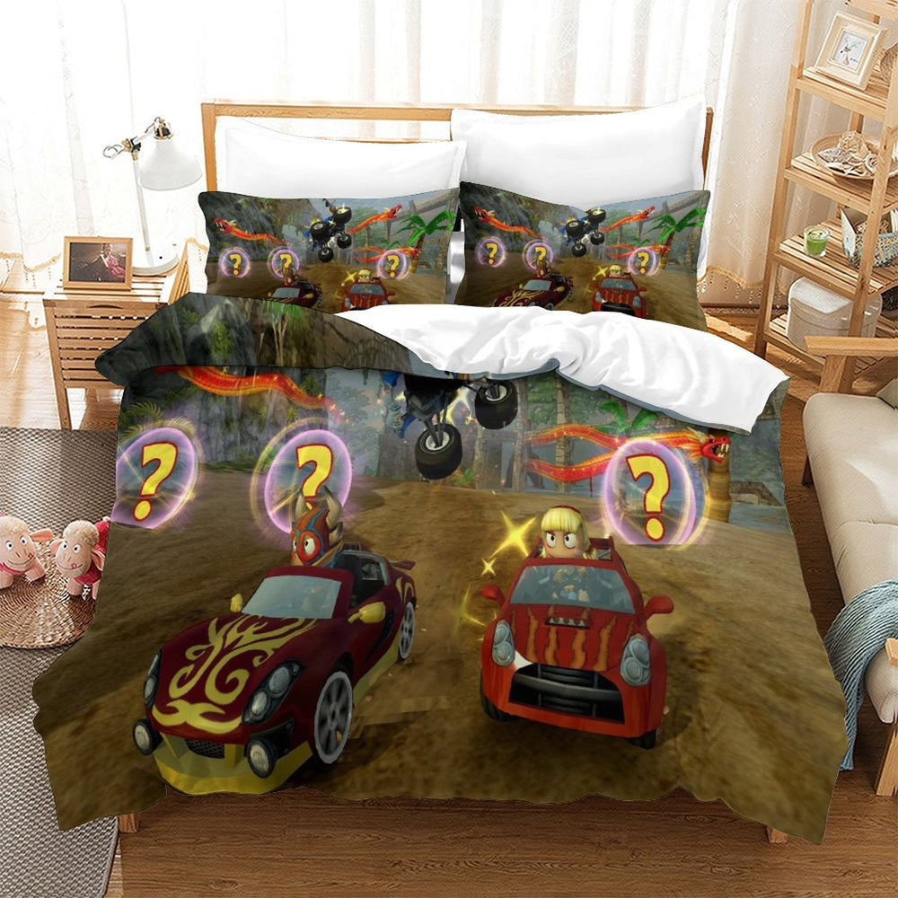 Beach Buggy Racing Bedding Set Duvet Cover Without Filler (Online Order Only)