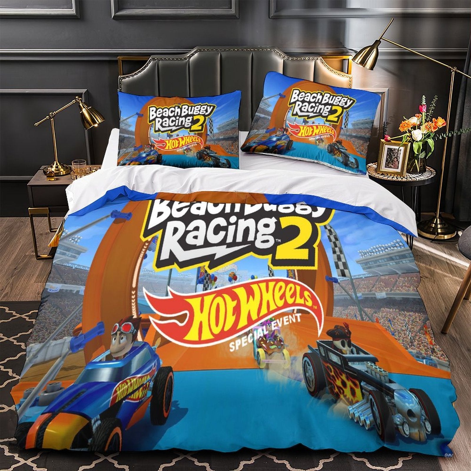 Beach Buggy Racing Bedding Set Duvet Cover Without Filler (Online Order Only)