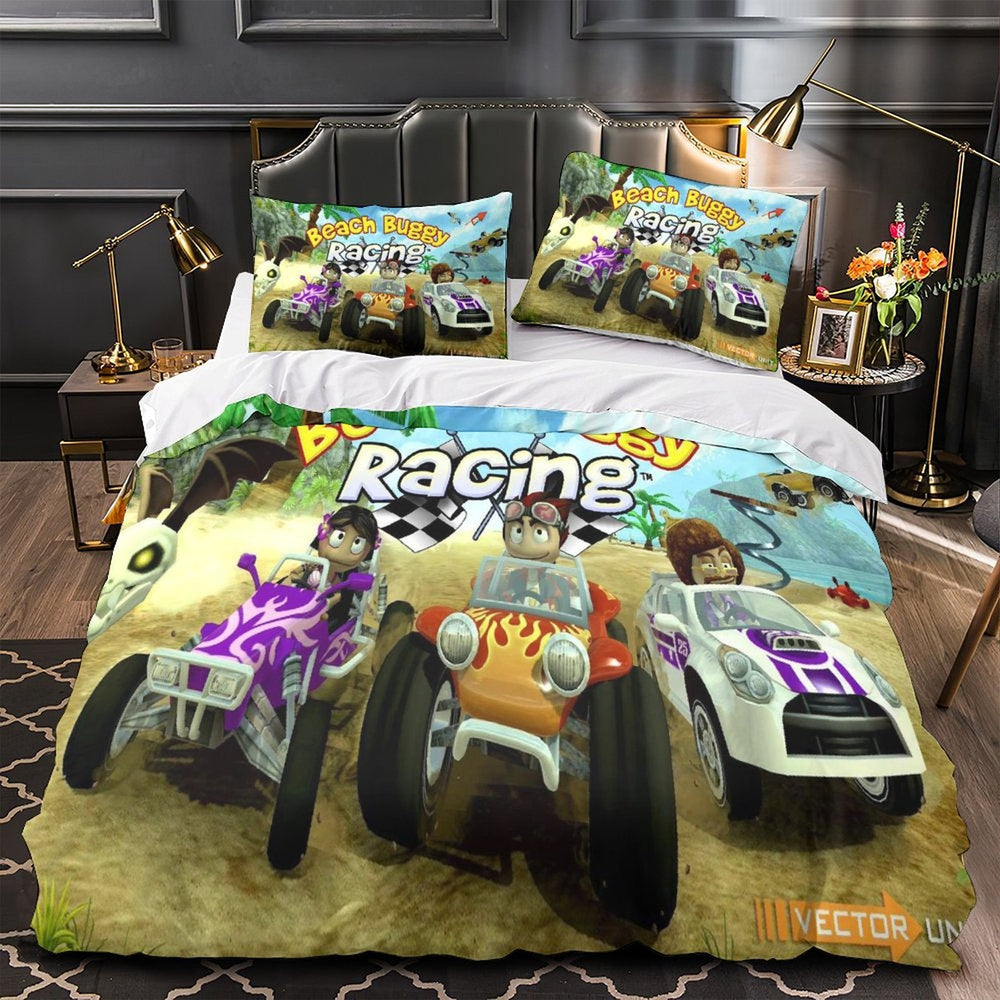 Beach Buggy Racing Bedding Set Duvet Cover Without Filler (Online Order Only)