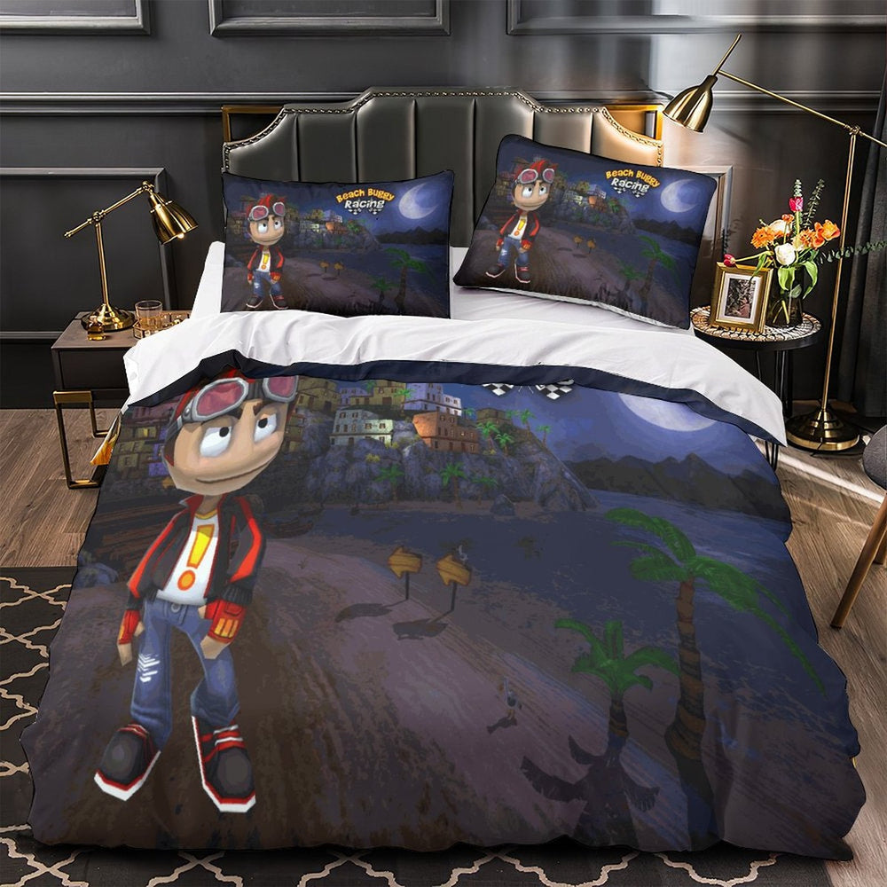 Beach Buggy Racing Bedding Set Duvet Cover Without Filler (Online Order Only)