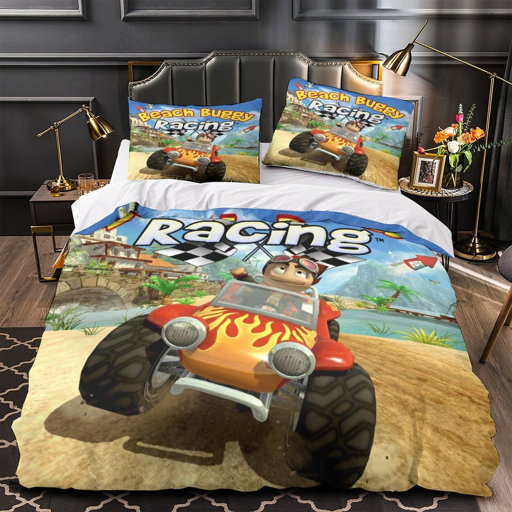 Beach Buggy Racing Bedding Set Duvet Cover Without Filler (Online Order Only)