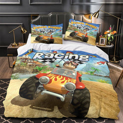 Beach Buggy Racing Bedding Set Duvet Cover Without Filler (Online Order Only)