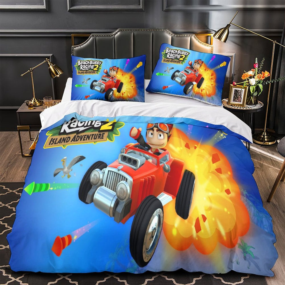 Beach Buggy Racing Bedding Set Duvet Cover Without Filler (Online Order Only)