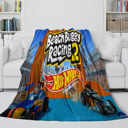 Beach Buggy Racing Blanket Flannel Fleece Throw (Online Order Only)