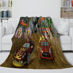 Beach Buggy Racing Blanket Flannel Fleece Throw (Online Order Only)