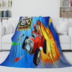 Beach Buggy Racing Blanket Flannel Fleece Throw (Online Order Only)