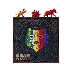 Bear 70 Piece Wooden Jigsaw Puzzle Geek Toys (ONLINE ORDER ONLY)