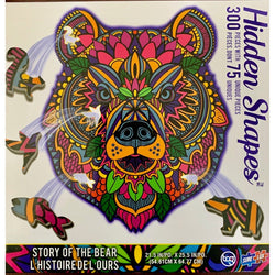 Bear Hidden Shapes 300 Piece Jigsaw Puzzle Sure Lox (ONLINE ORDER ONLY)