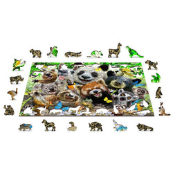 Bear Paradise 300 Piece Wood Jigsaw Puzzle Wooden City (ONLINE ORDER ONLY)