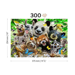 Bear Paradise 300 Piece Wood Jigsaw Puzzle Wooden City (ONLINE ORDER ONLY)