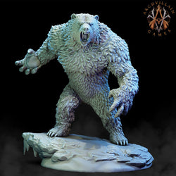 3D Printed Archvillain Games Frostburn Horrors - Bear Vanguard 28mm 32mm D&D (Online Only)