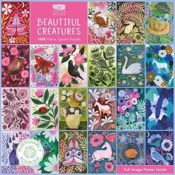 Beautiful Creatures by Lee Foster Wilson 1000 Piece Jigsaw Puzzle Flame Tree