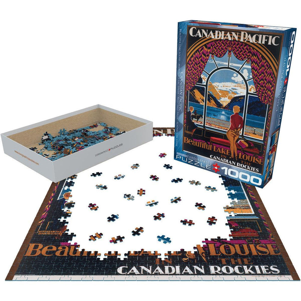 Beautiful Lake Louise 1000 Piece Jigsaw Puzzle Eurographics (ONLINE ORDER ONLY)