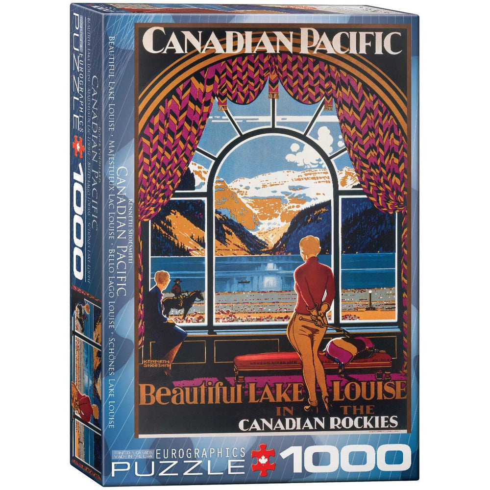 Beautiful Lake Louise 1000 Piece Jigsaw Puzzle Eurographics (ONLINE ORDER ONLY)